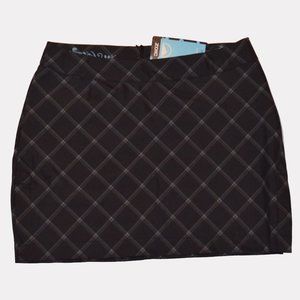 ZOIC cycling MTB skirt size XL adjustable plaid